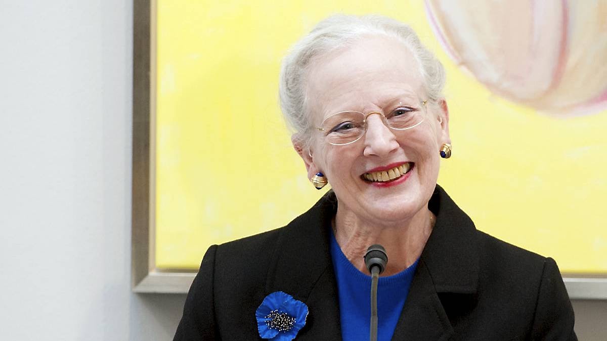 Dronning Margrethe åbner udstillingen "Farvens Sjæl" på Arken