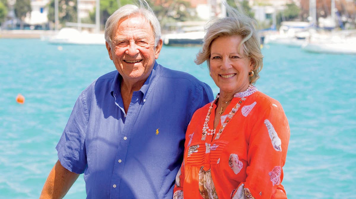 Kong Konstantin og dronning Anne-Marie. 