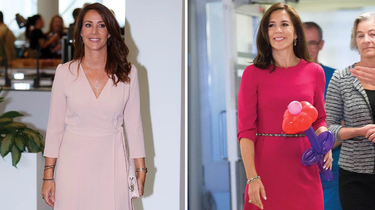 Prinsesse Marie og kronprinsesse Mary.