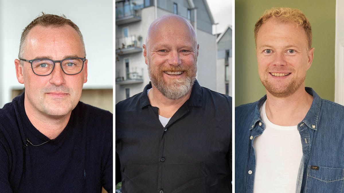 Peter Ingemann, Mads Steffensen og Christian Degn