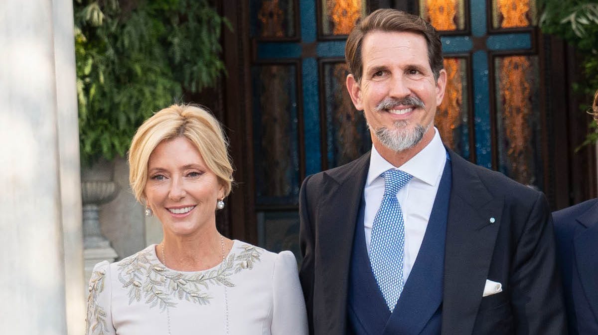 Kronprinsesse Maria-Chantal og kronprins Pavlos. 