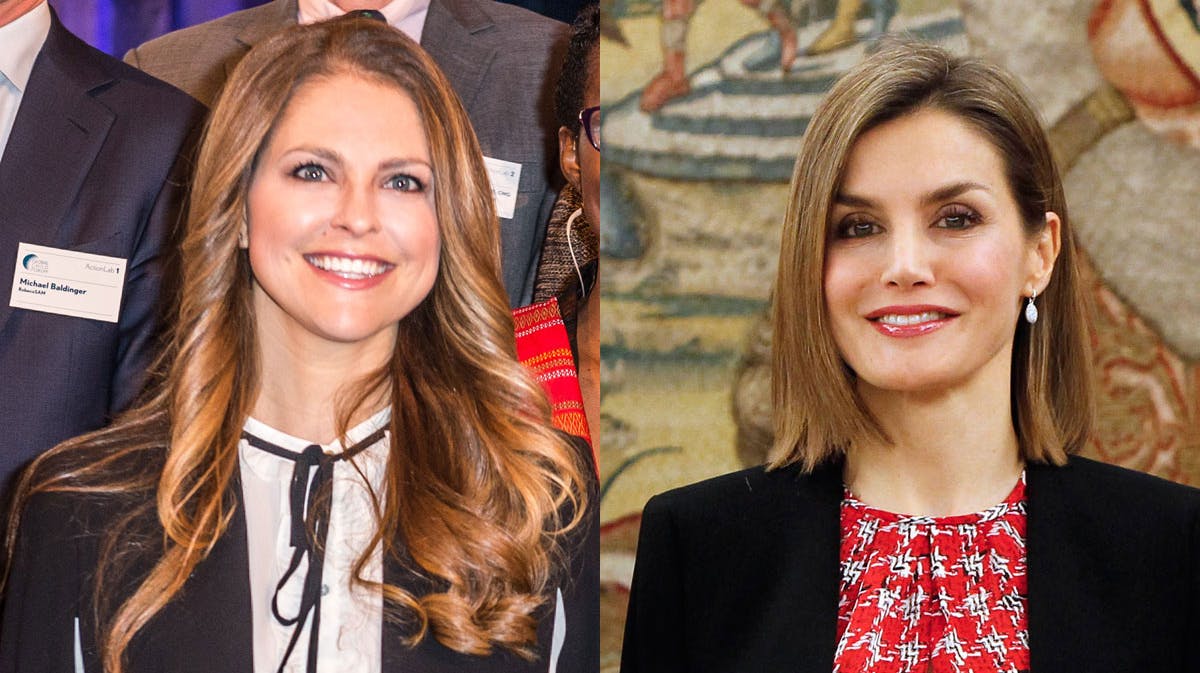 Dronning Letizia og prinsesse Madeleine