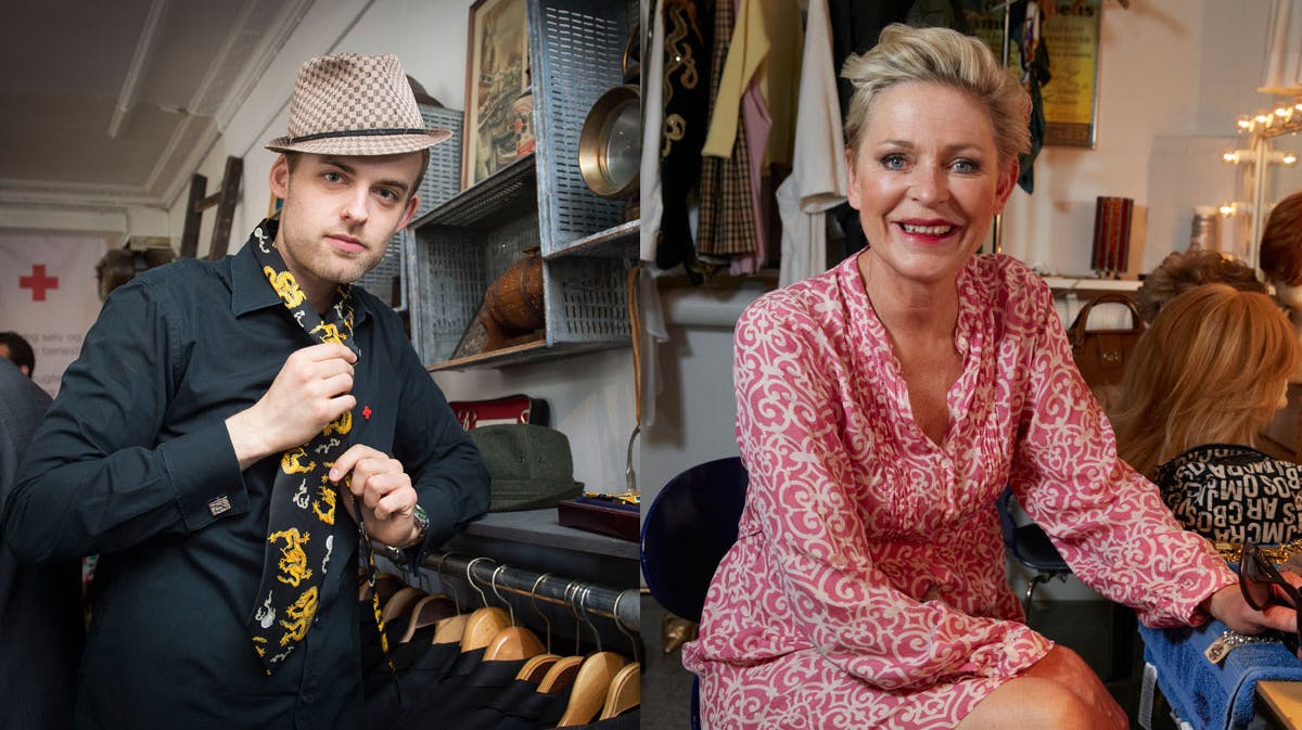 Mads Vad og Søs Egelind er nyt par. Fotomontage