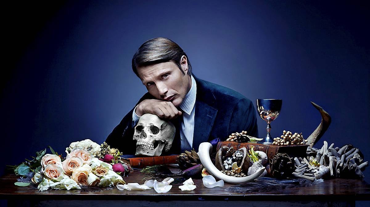 Mads Mikkelsen som Hannibal Lecter i TV-serien "Hannibal".