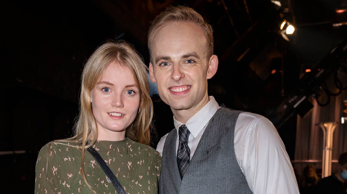 Mads Vad og hustruen Nana. 