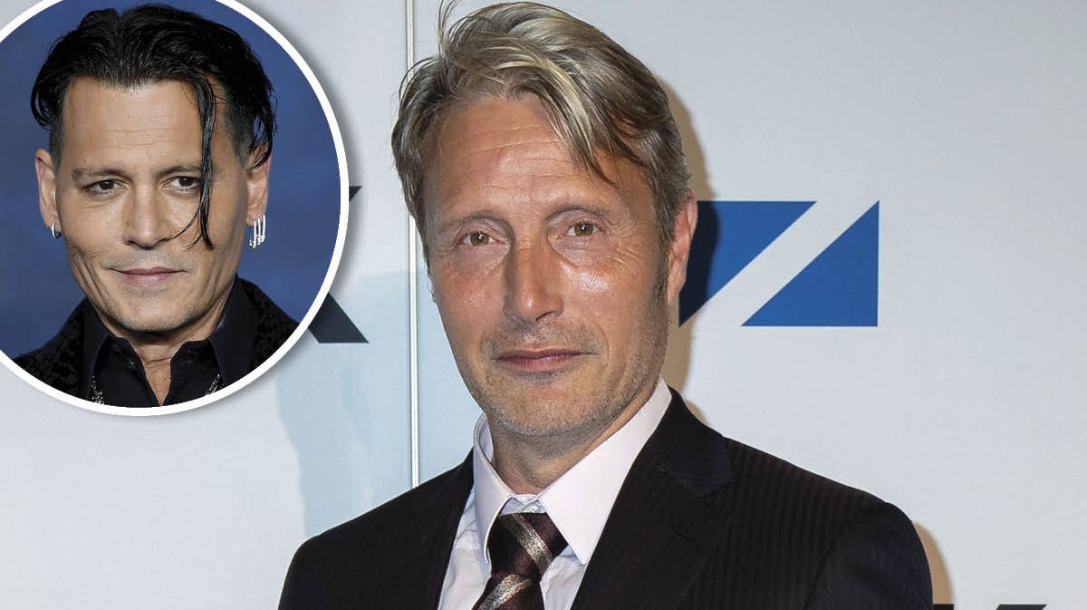 Johnny Depp og Mads Mikkelsen