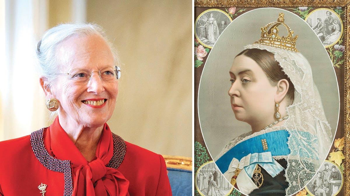 Dronning Margrethe, dronning Victoria