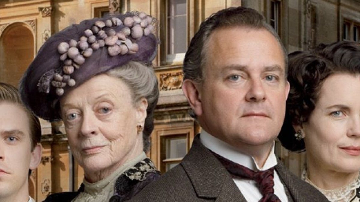 Maggie Smith og Hugh Bonneville.