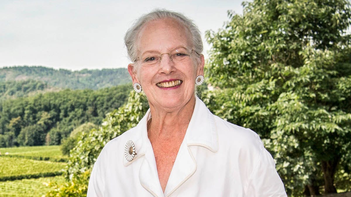 Arkivfoto: Dronning Margrethe i Cahors. 