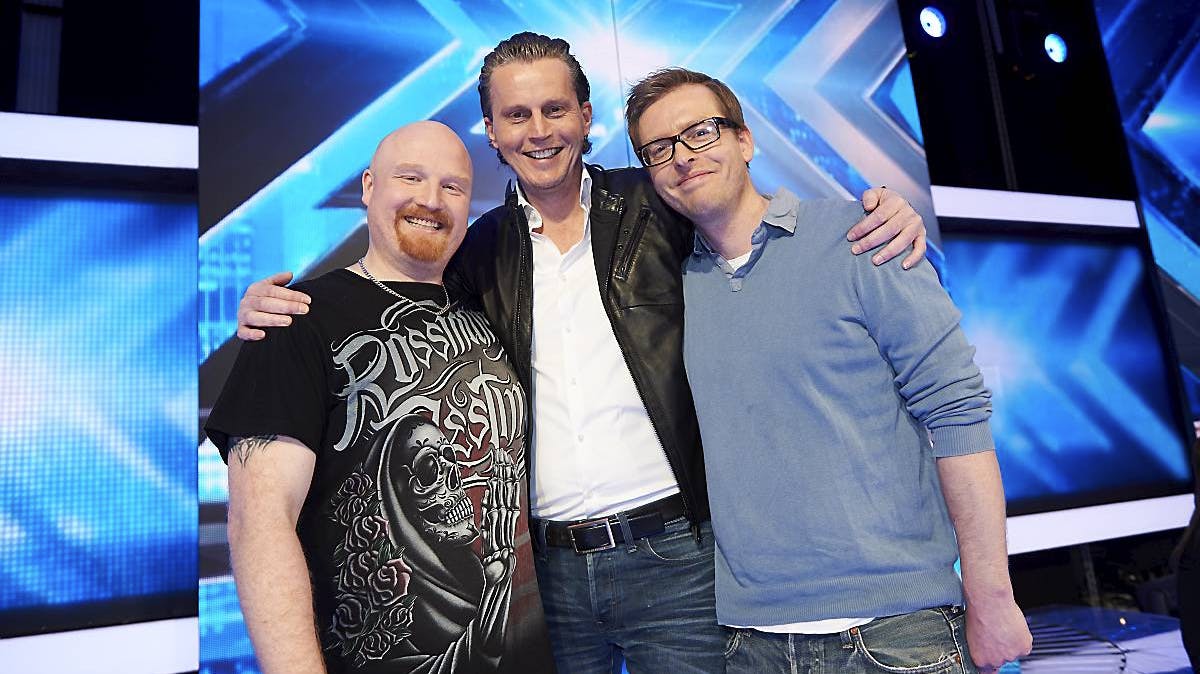 Dennis, Ole og Jesper er ManBand i "X Factor" 2014.