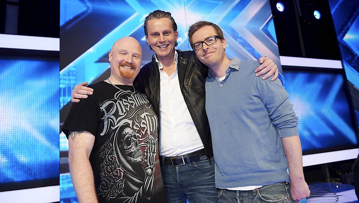 Dennis, Ole og Jesper er ManBand i "X Factor" 2014.