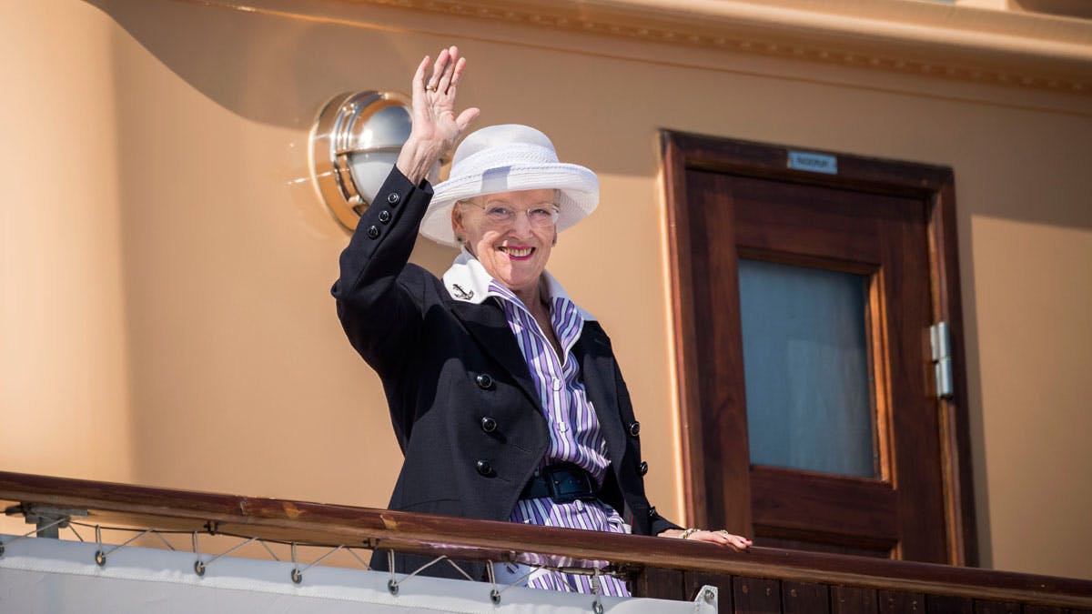 Dronning Margrethe på til |