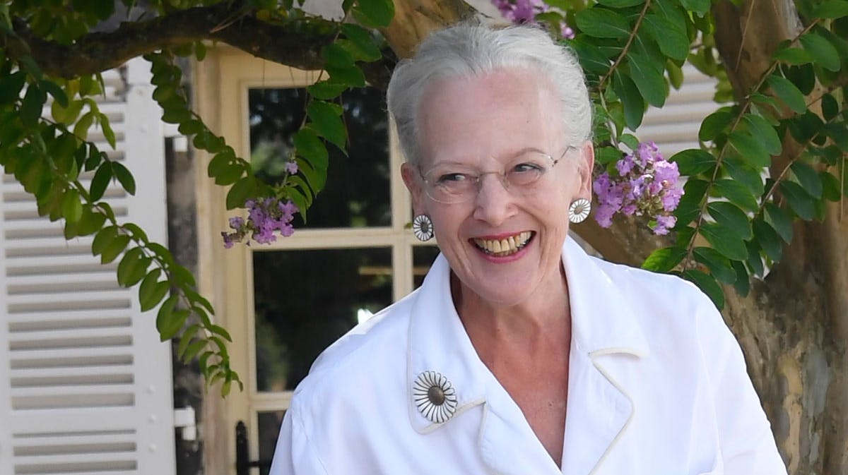 Dronning Margrethe på Cayx 