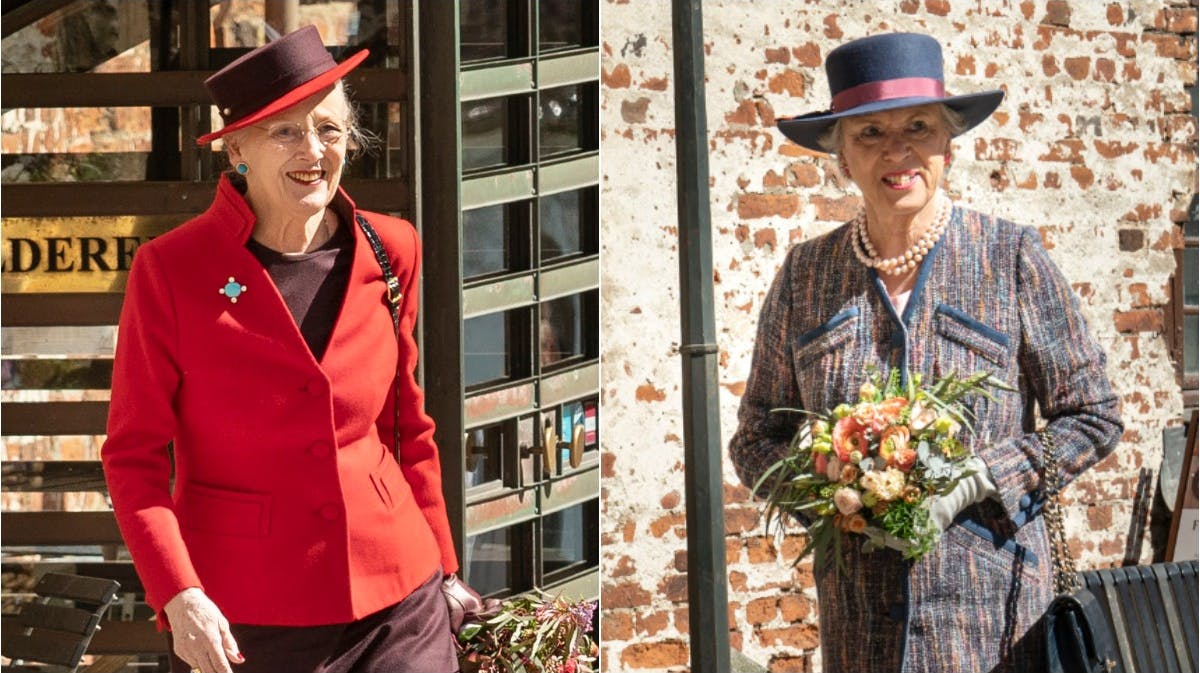 Dronning Margrethe og prinsesse Benedikte.