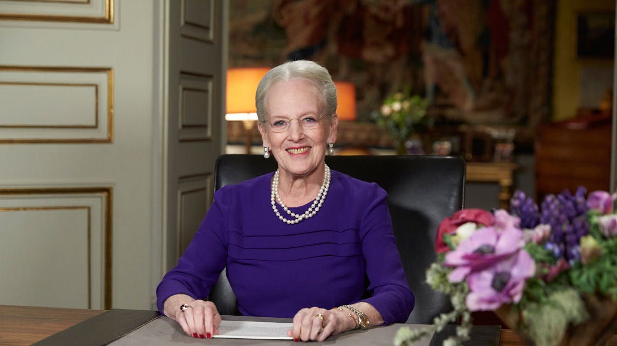 Dronning Margrethe.