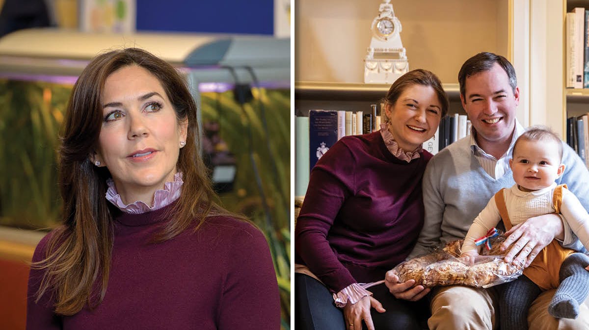 Fotomontage: Kronprinsesse Mary og Arvestorhertuginde Stéphanie. 