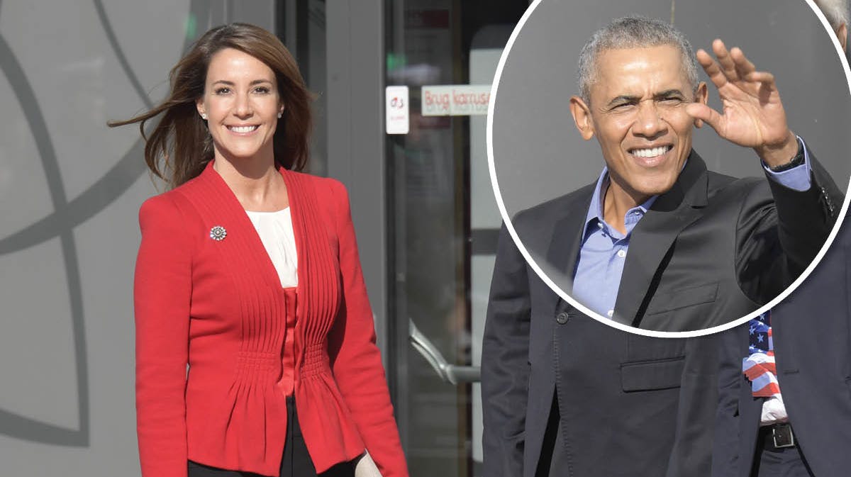 Prinsesse Marie og Barack Obama - Fotomontage: BILLED-BLADET