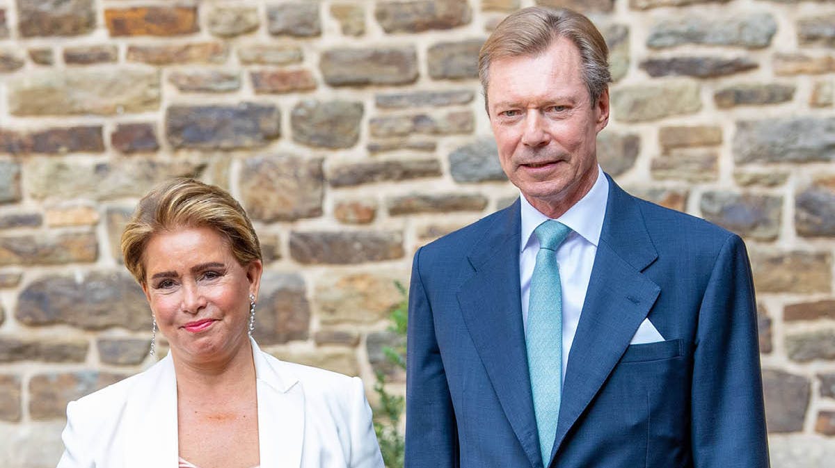 Storhertuginde Maria Teresa og storhertug Henri af Luxembourg. 