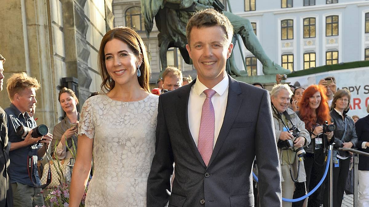 Kronprinsesse Mary og kronprins Frederik.