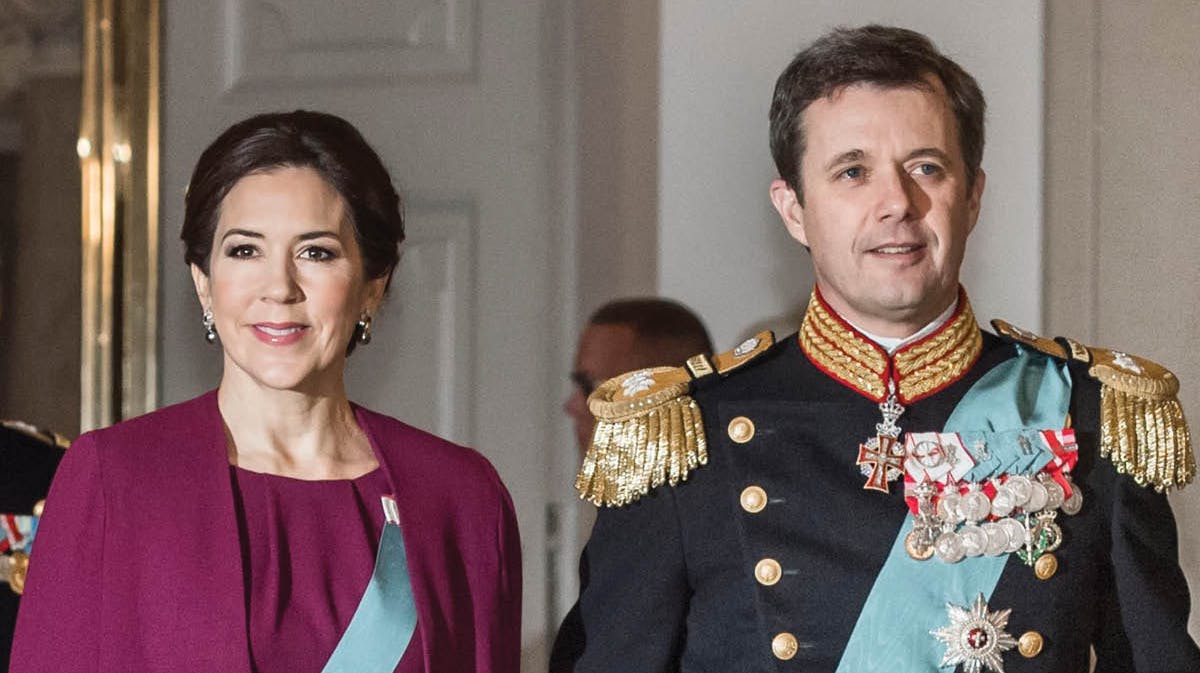 Kronprinsesse Mary og kronprins Frederik.