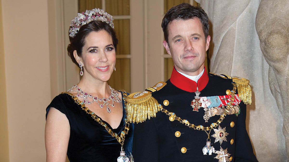 Kronprinsesse Mary og kronprins Frederik.