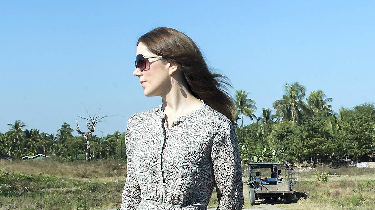 Kronprinsesse Mary i Myanmar.