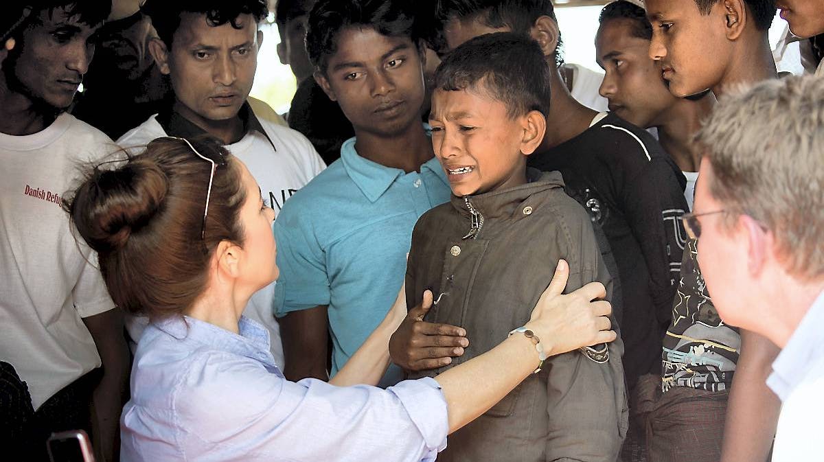 Kronprinsesse Mary i Myanmar.