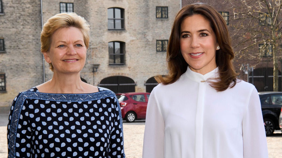 Kronprinsesse Mary og Eva Kjer Hansen.