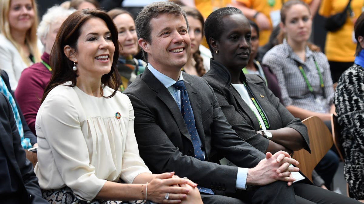 Kronprinsesse Mary og kronprins Frederik.