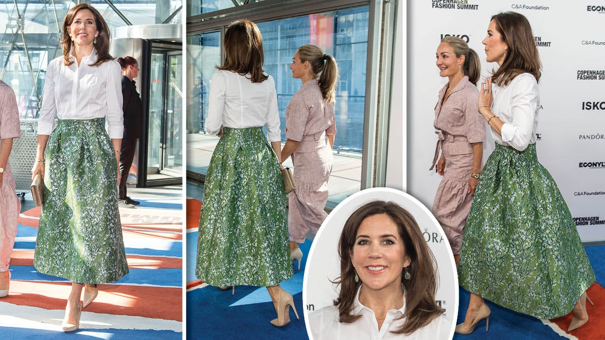Kronprinsesse Mary vakte i flot H&M-design | BILLED-BLADET