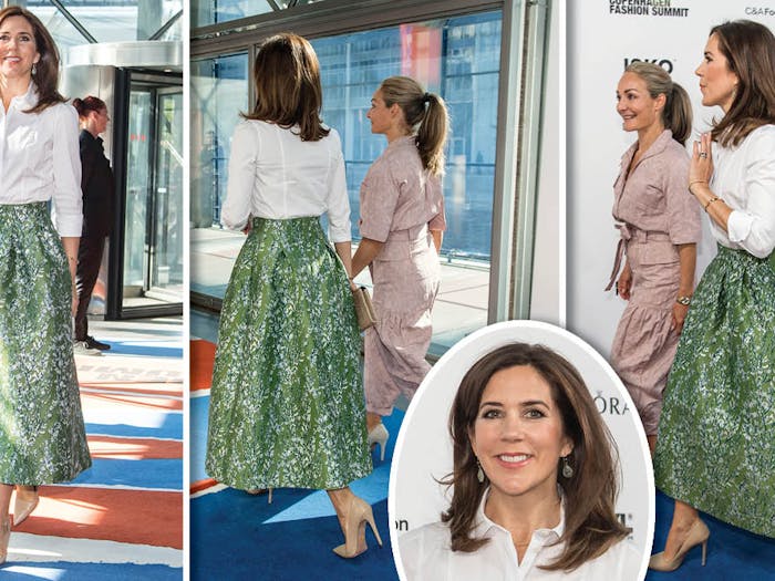 hinanden Kviksølv Livlig Kronprinsesse Mary vakte opsigt i flot H&M-design | BILLED-BLADET