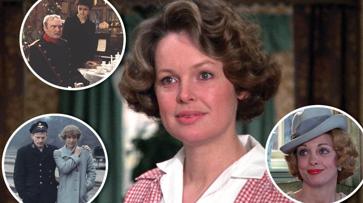 Ghita Nørby som Ingeborg Skjern, Sonja Oppenhagen som Vicki Arnesen, Kirsten Olesen som Agnes Jensen og Malene Schwartz som Maud Varnæs i "Matador"