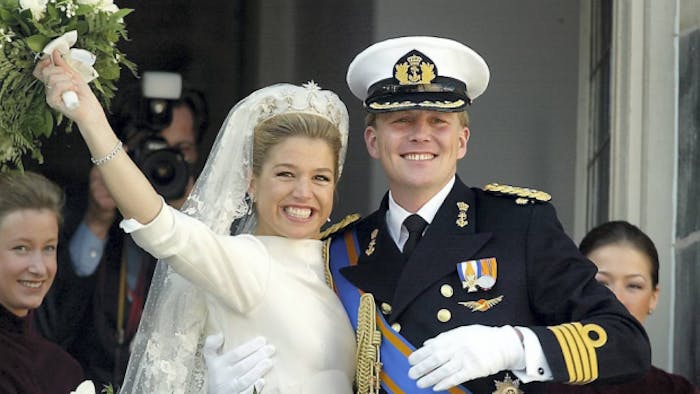 GENSYN: Maxima kong Willem-Alexanders romantiske vinterbryllup | BILLED-BLADET