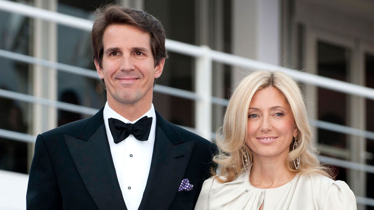 Kronprins Pavlos og kronprinsesse Marie-Chantal.