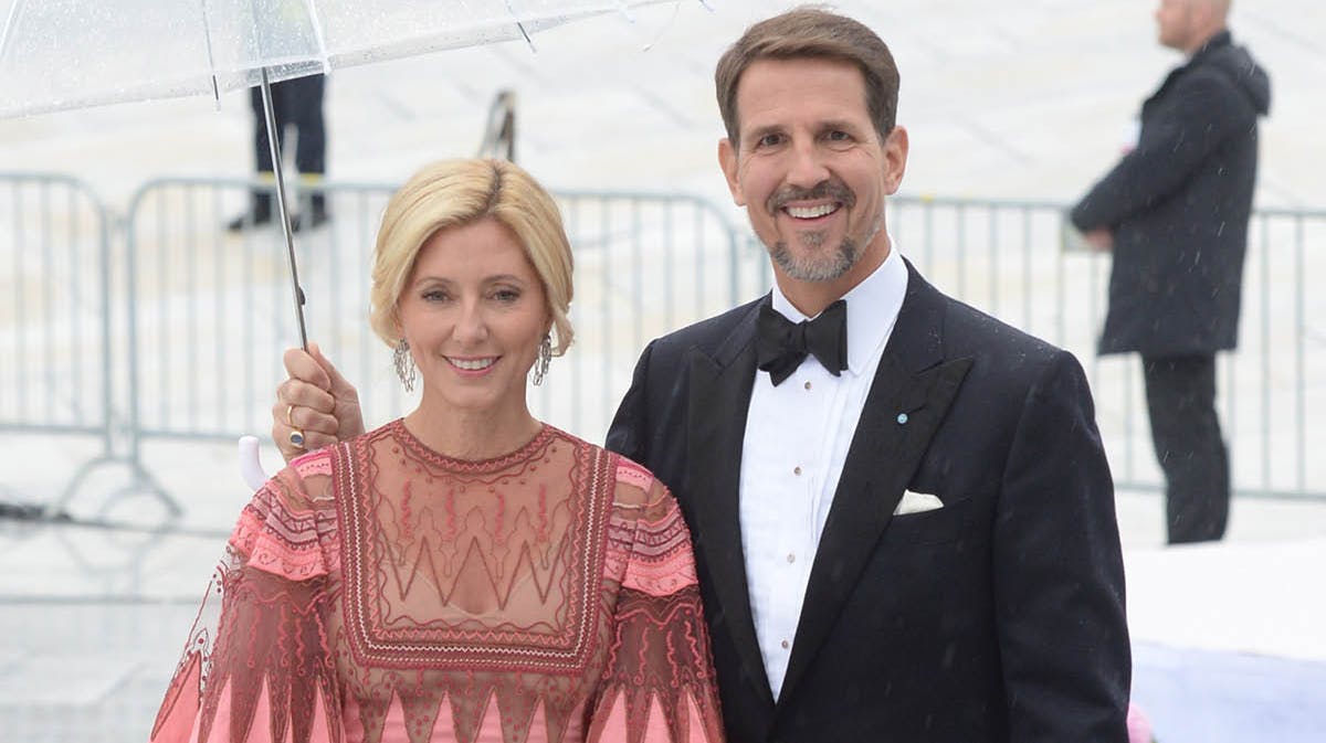 Kronprinsesse Marie-Chantal og kronprins Pavlos. 