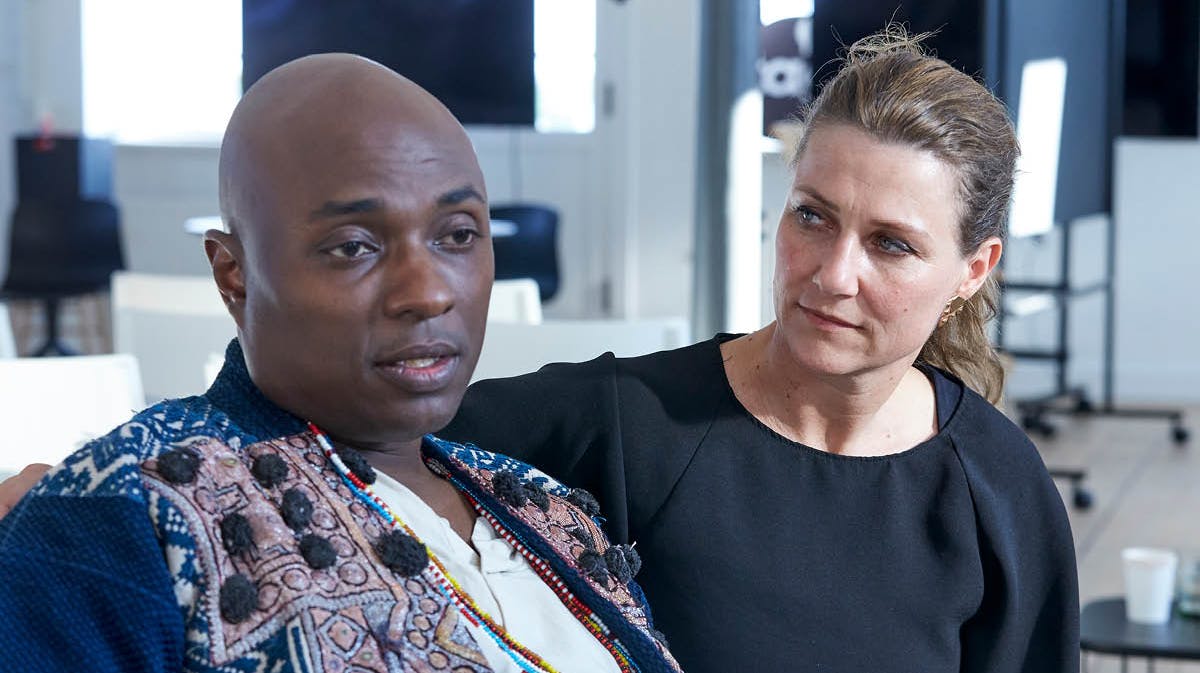 Shaman Durek og prinsesse Märtha Louise. 