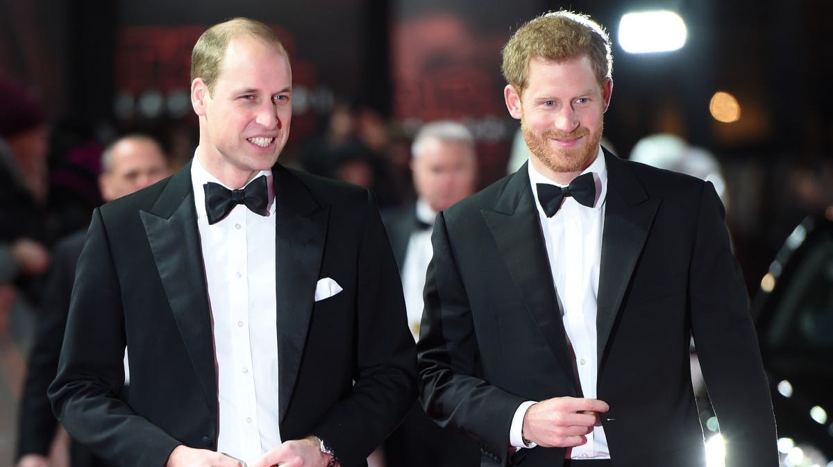 Prins William og prins Harry.