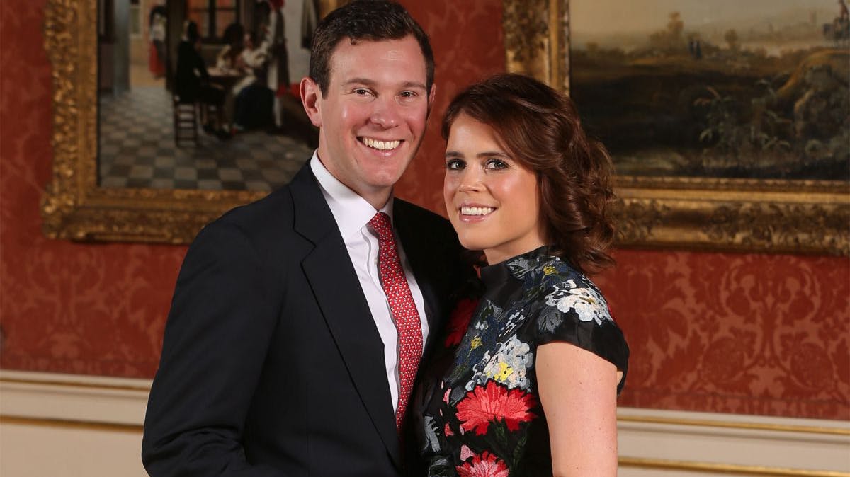 Jack Brooksbank og prinsesse Eugenie.