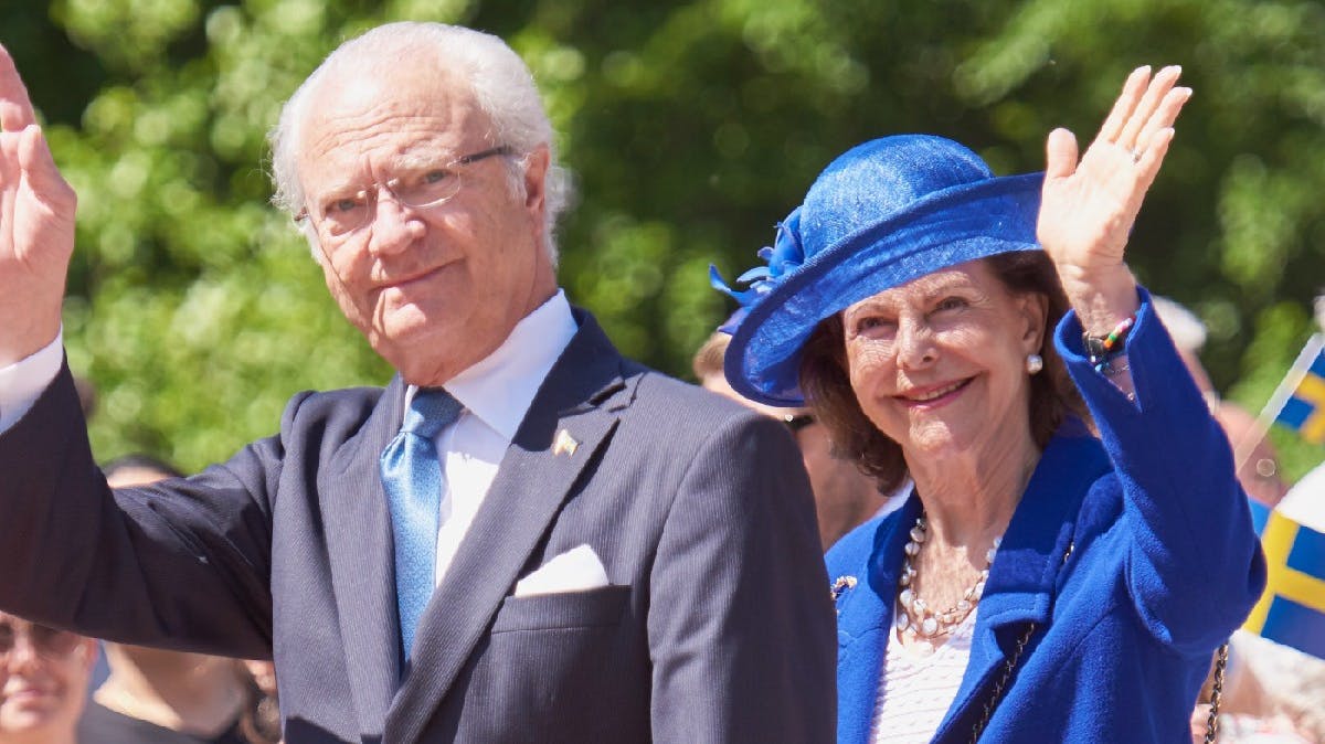 Kong Carl Gustaf og dronning Silvia