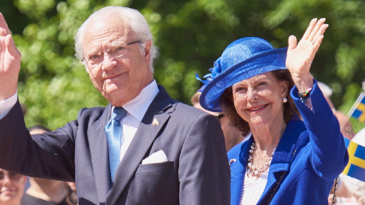 Kong Carl Gustaf og dronning Silvia