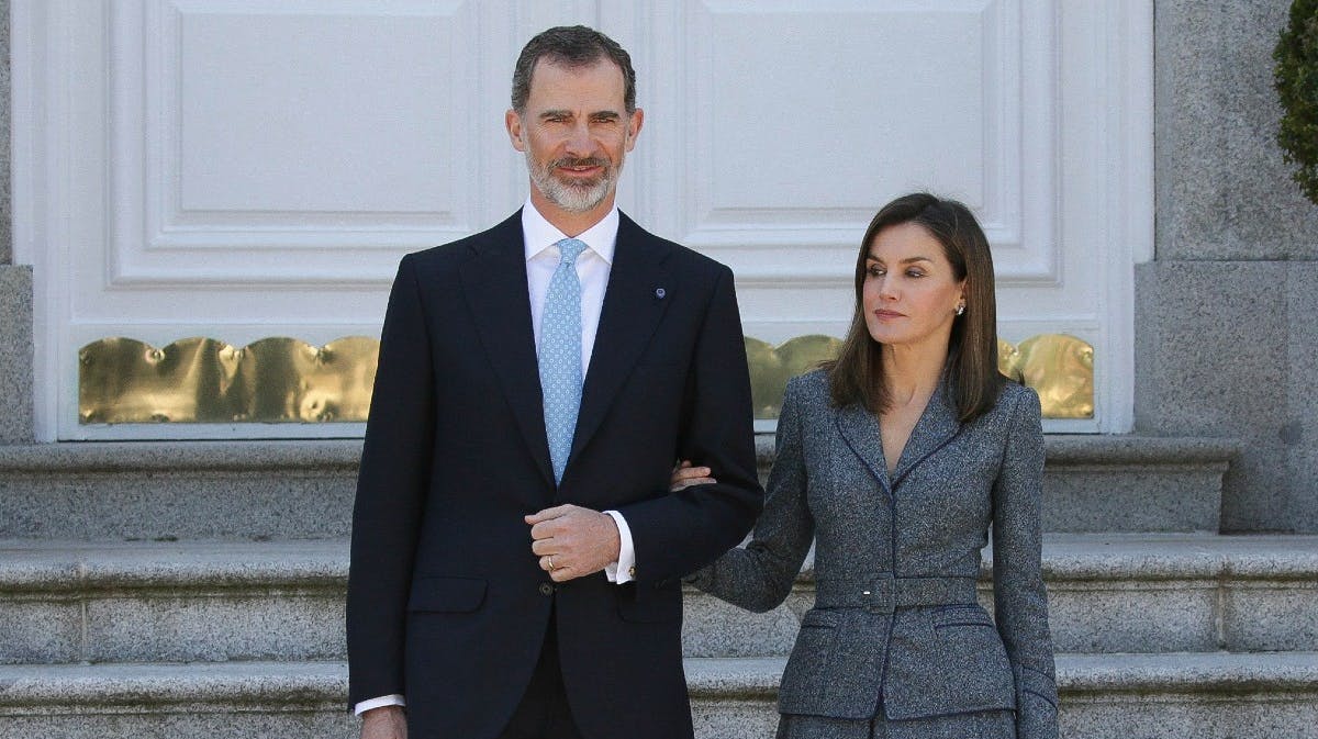 Kong Felipe og dronning Letizia.&nbsp;