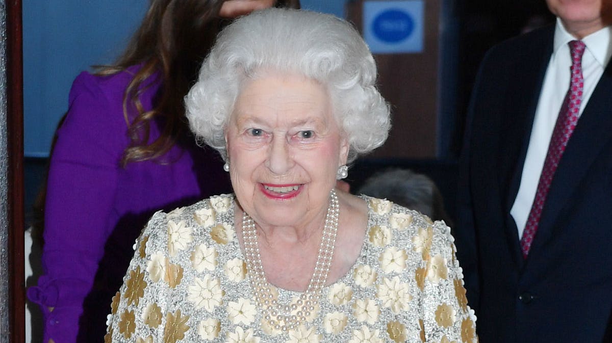 Dronning Elizabeth. 