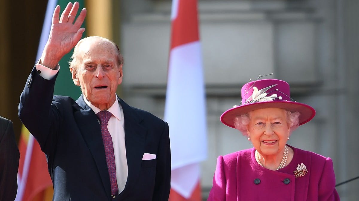 Prins Philip og dronning Elizabeth.