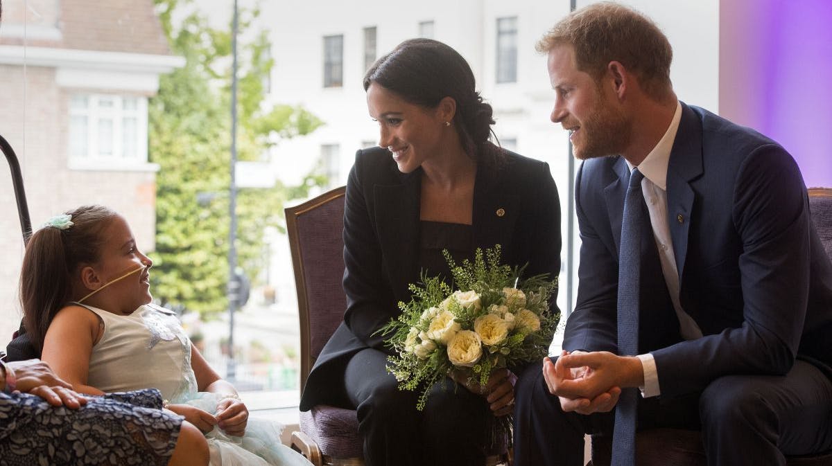 Hertuginde Meghan og prins Harry.