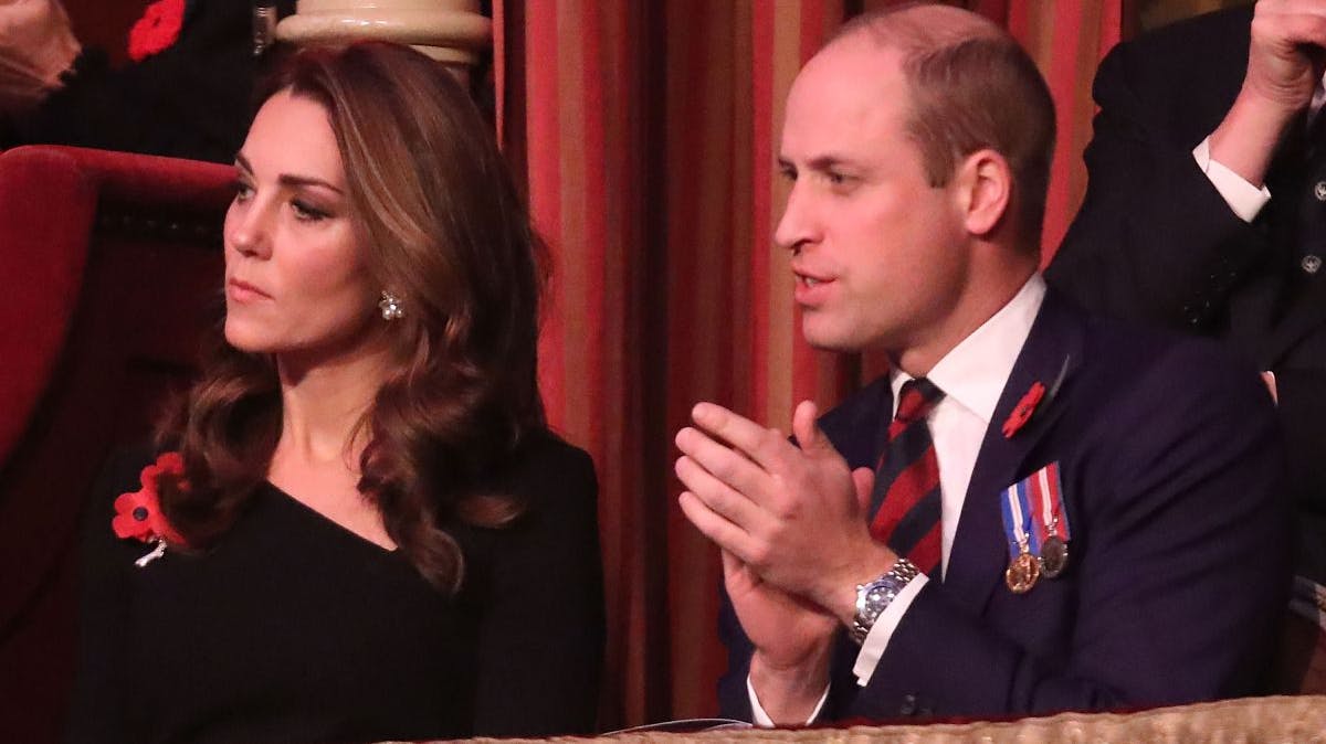 Hertuginde Catherine og prins William.