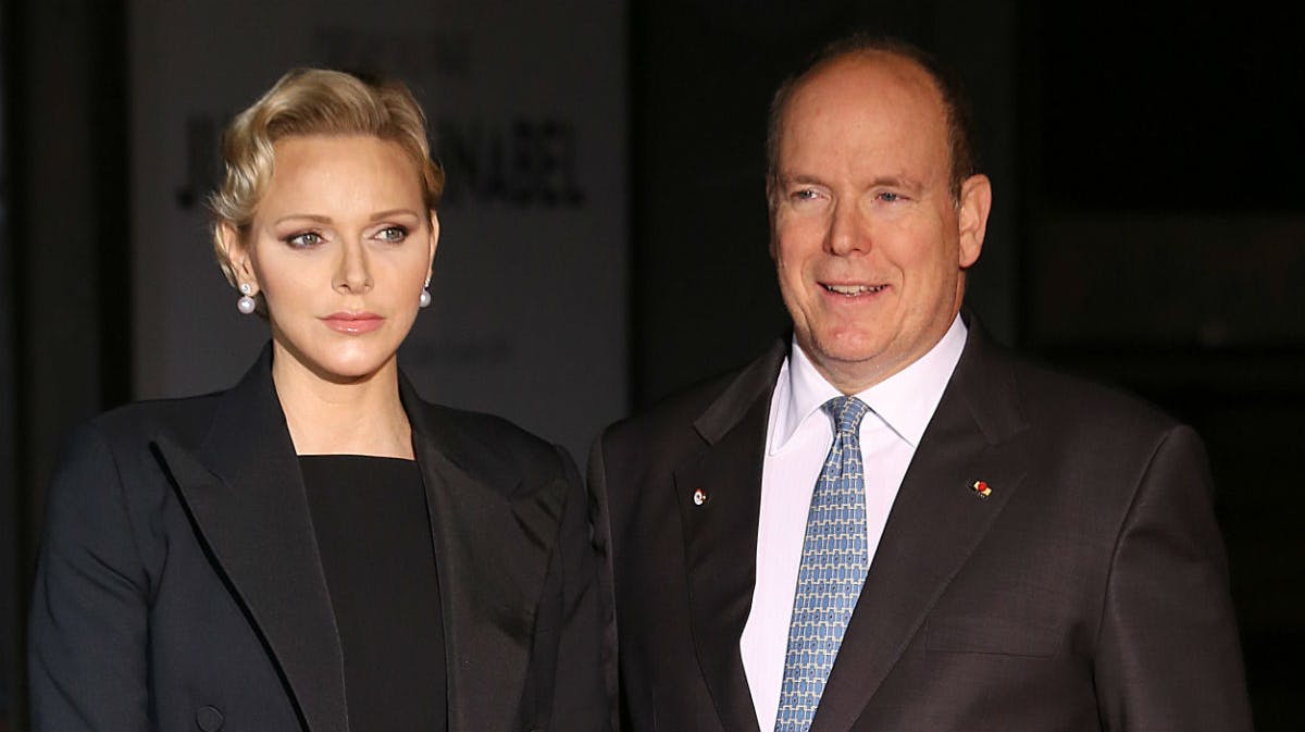 Fyrstinde Charlene og fyrst Albert. 