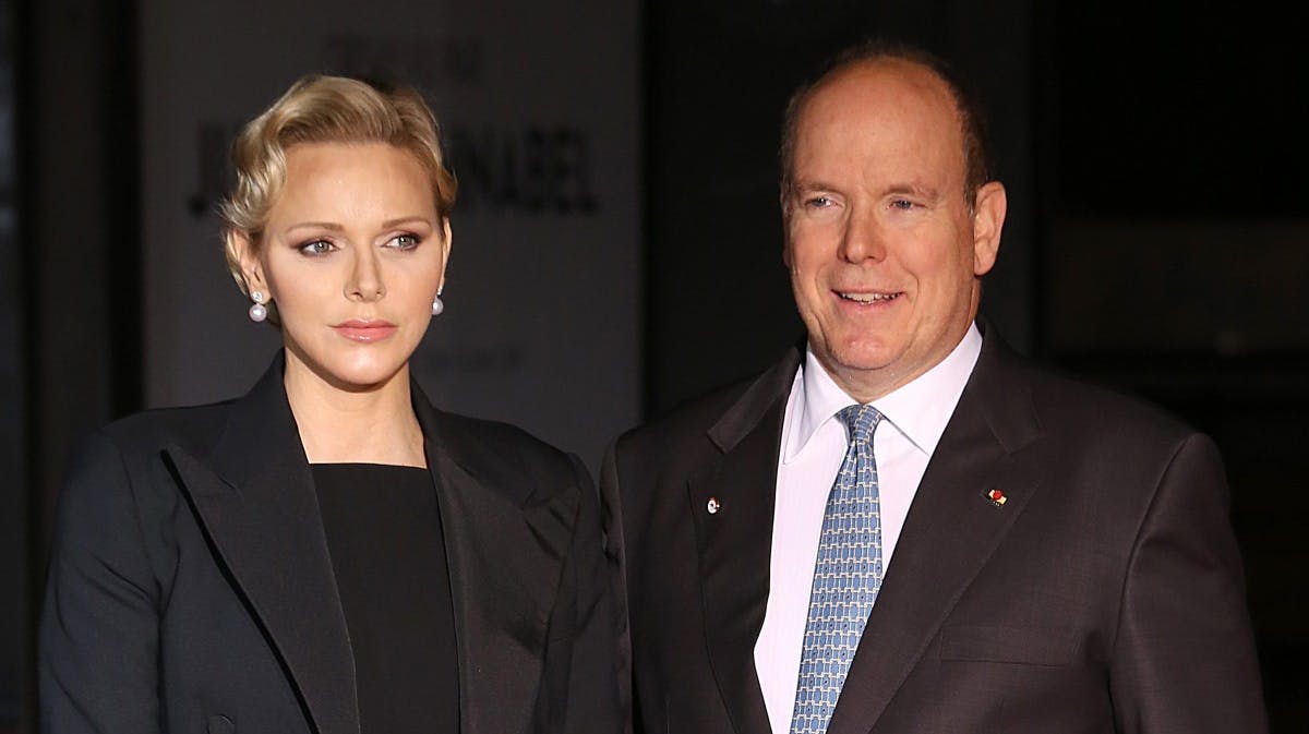 Fyrstine Charlene og fyrst Albert. 