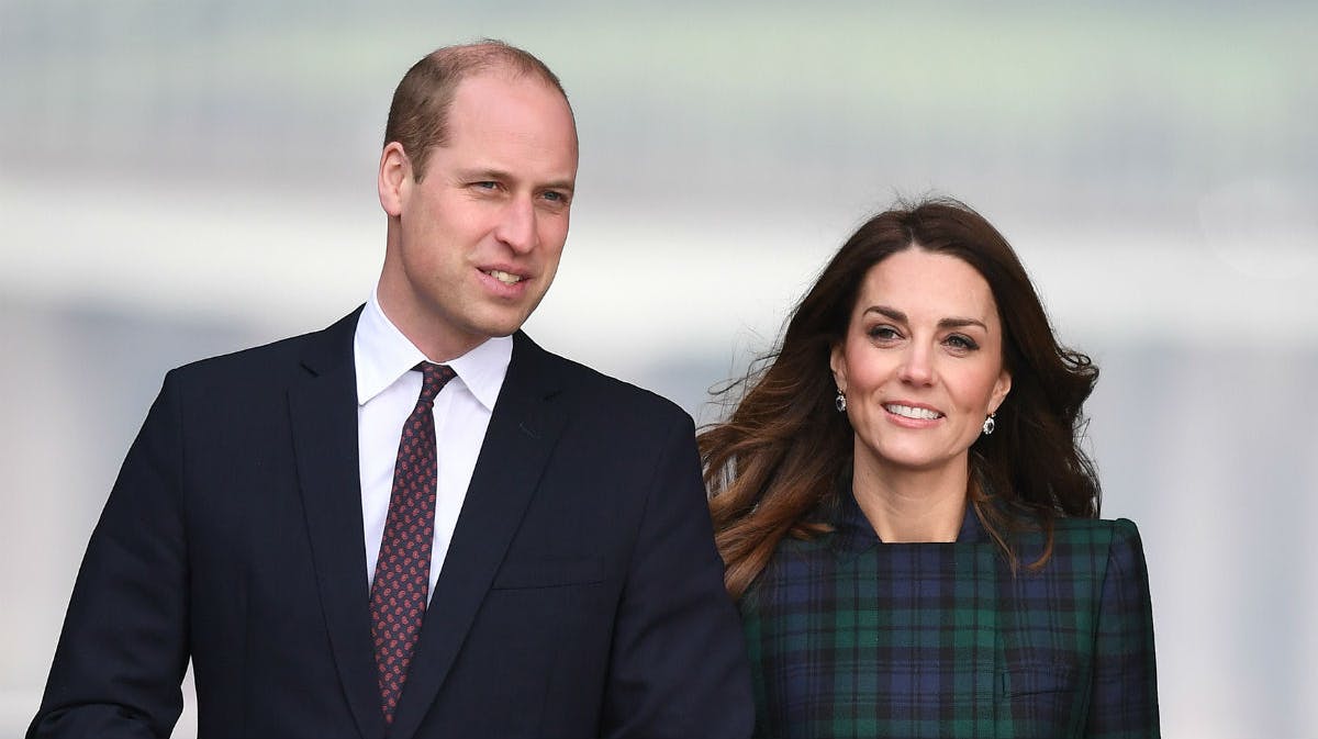 Prins William og hertuginde Catherine. 