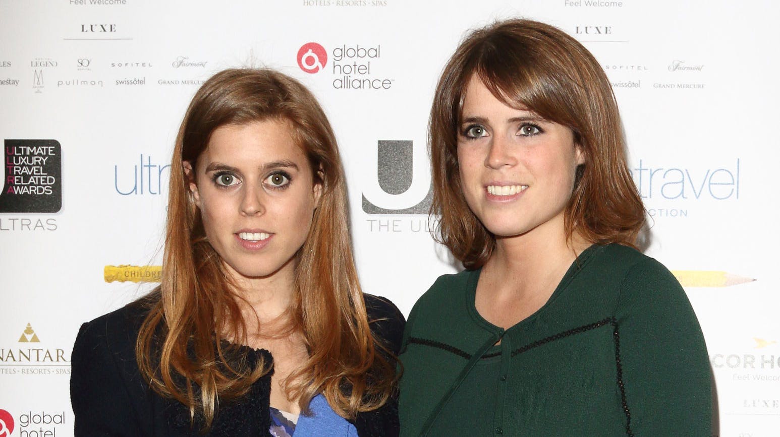 Prinsesse Beatrice og prinsesse Eugenie.