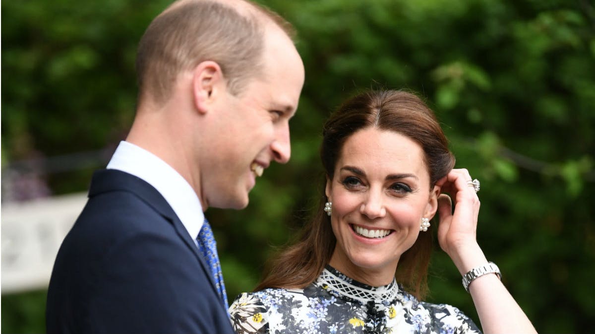 Prins William og hertuginde Catherine. 